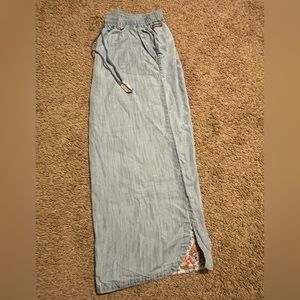 Matilda Jane faded blue Jean capri